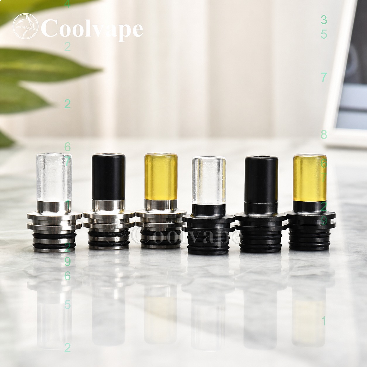510 MTL Drip Tip Heat Resistan - Vaping Area review and price