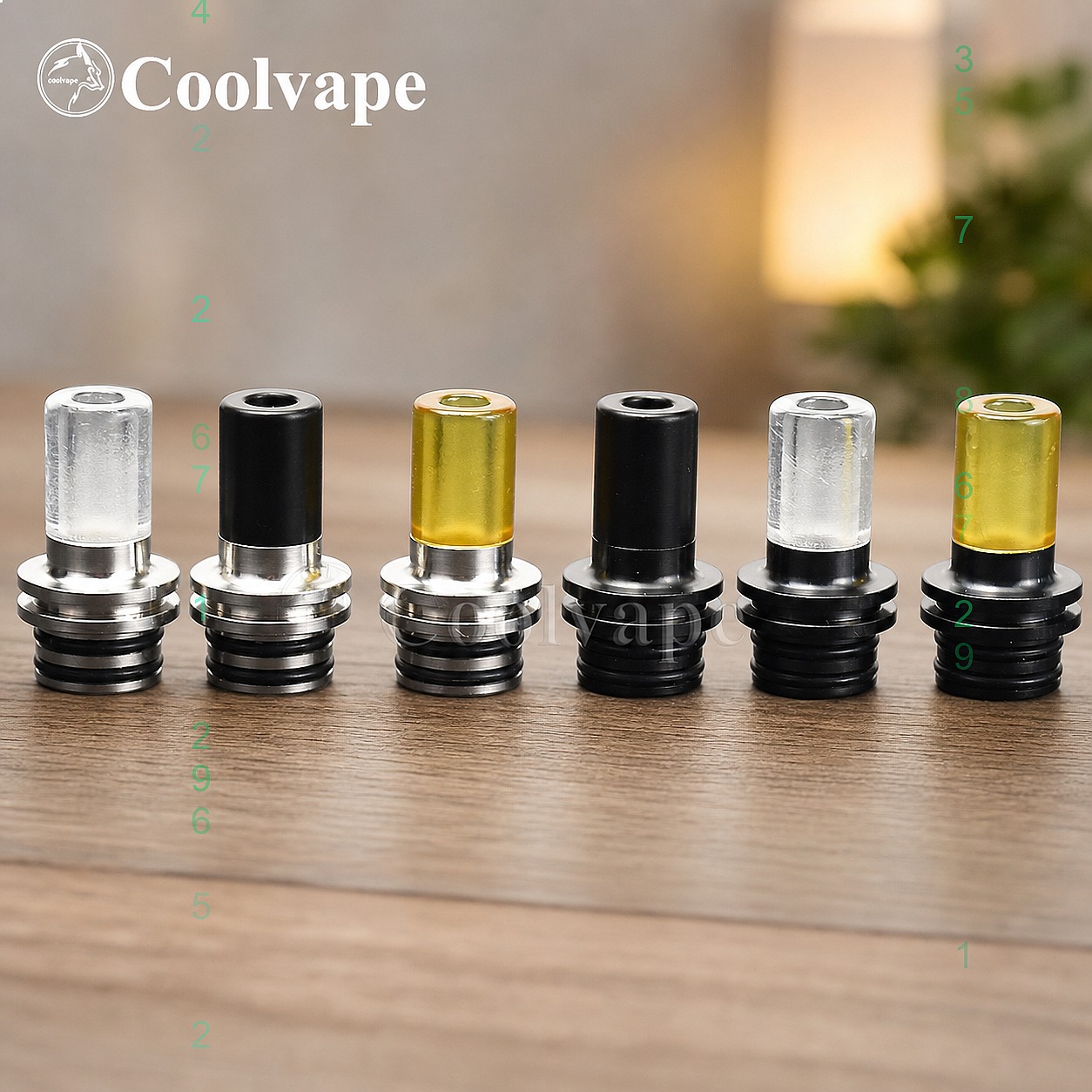 510 MTL Drip Tip Heat Resistan - Vaping Area review and price