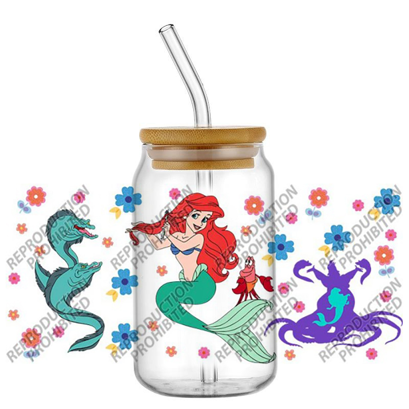 Popular Retro Cartoon Mermaid  - Rdta Tank Glass review and price