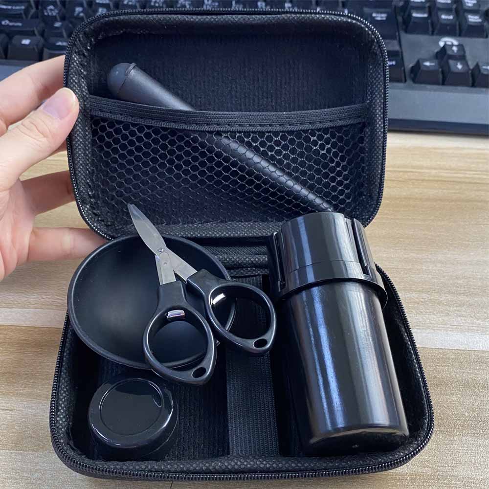 1Set Black Grinder Crusher Wit - Vape Accessory review and price