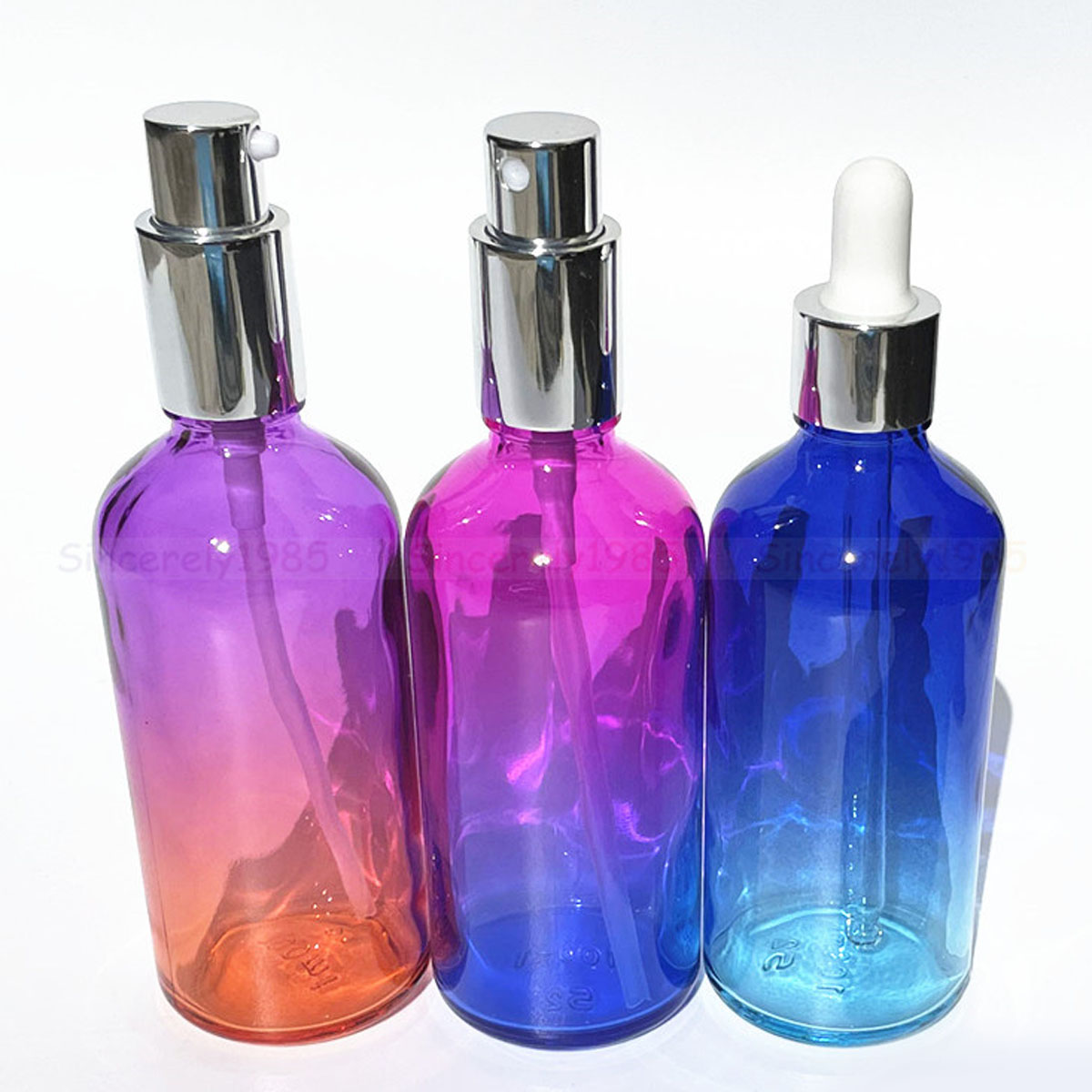 1X 3x 100ml Gradient Color Gla - Juice Bottle Dropper review and price